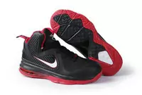 nike lebron 9 chaussure 2013 femmes populaire noir rouge noir